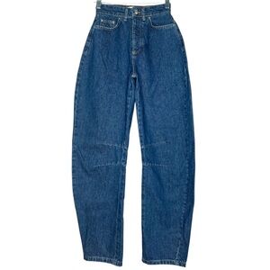 ALIGNE Barrel Henry Slim Jeans Mid Blue Size 25